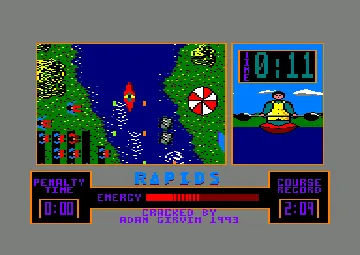 Riding The Rapids (UK) (1987) screen shot game playing
